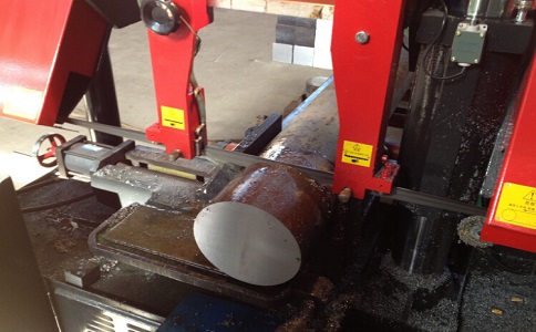 花都卧式带锯床加工时出现明显振荡如何排查？